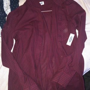 Red and blue flannel (NOT WORN)
